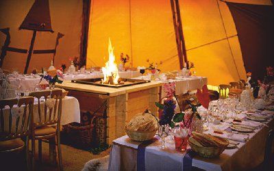 hochzeit im tipi